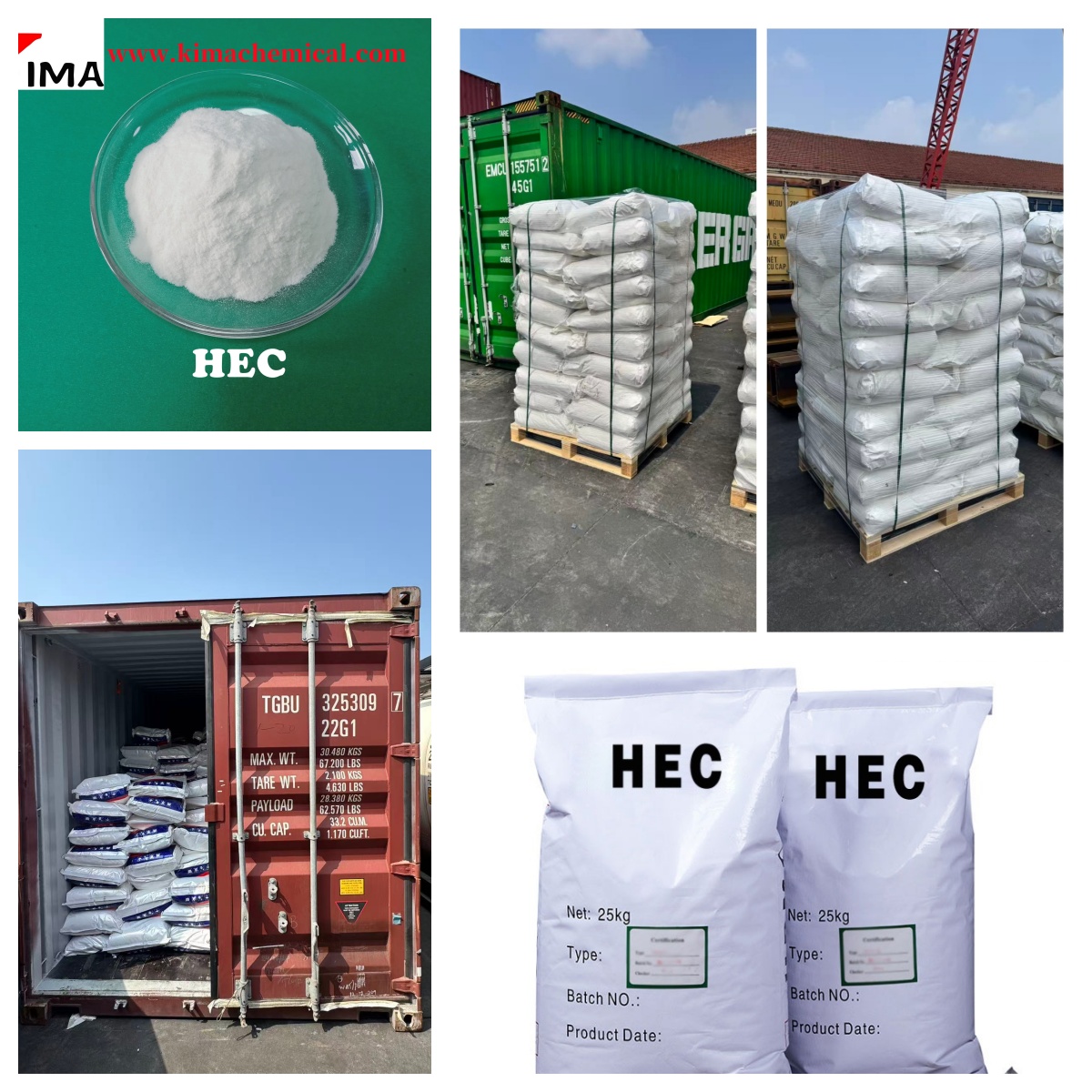 Kima Chemical'da HEC tozu